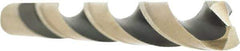 Irwin - 13/32" 135° High Speed Steel Jobber Drill - Oxide/Gold Finish, Spiral Flute, Straight Shank, 5-1/4" OAL, Split Point - Eagle Tool & Supply