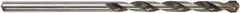 Irwin - 3/16" 135° Carbide-Tipped Jobber Drill - Oxide Finish, Spiral Flute, Straight Shank, 3-3/4" OAL, Split Point - Eagle Tool & Supply