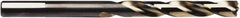 Irwin - 15/32" 135° High Speed Steel Jobber Drill - Oxide/Gold Finish, Spiral Flute, Straight Shank, 5-3/4" OAL - Eagle Tool & Supply
