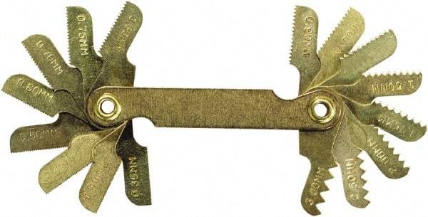 Irwin - 18 Leaf Screw Pitch Gage - Eagle Tool & Supply
