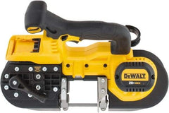 DeWALT - 20 Volt, 32-7/8" Blade, 740 SFPM Cordless Portable Bandsaw - 2-1/2" (Round) & 2-1/2 x 2-1/2" (Rectangle) Cutting Capacity, Lithium-Ion Battery Not Included - Eagle Tool & Supply