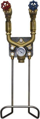 SANI-LAV - 1/2" Pipe, 150 Max psi, Brass Water Mixing Valve & Unit - Female Flare x Male Flare End Connections - Eagle Tool & Supply