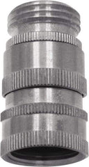 SANI-LAV - 3/4 GHT Garden Hose Quick Disconnect - Stainless Steel, Female Hose to Male Hose Connector - Eagle Tool & Supply