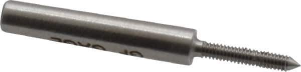 GF Gage - #0-80, Class 2B, 3B, Single End Plug Thread Go Gage - Hardened Tool Steel, Size 000 Handle Not Included - Eagle Tool & Supply