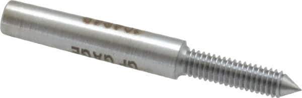 GF Gage - #4-48, Class 2B, 3B, Single End Plug Thread Go Gage - Hardened Tool Steel, Size 00 Handle Not Included - Eagle Tool & Supply