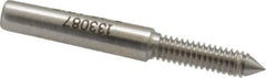 GF Gage - #5-40, Class 2B, 3B, Single End Plug Thread Go Gage - Hardened Tool Steel, Size 00 Handle Not Included - Eagle Tool & Supply