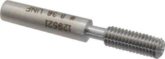 GF Gage - #8-36, Class 2B, 3B, Single End Plug Thread Go Gage - Hardened Tool Steel, Size 0 Handle Not Included - Eagle Tool & Supply