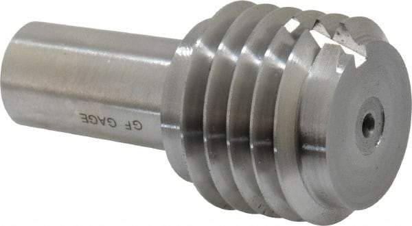 GF Gage - 1-1/8 - 7, Class 2B, 3B, Single End Plug Thread Go Gage - Hardened Tool Steel, Size 4 Handle Not Included - Eagle Tool & Supply