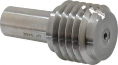 GF Gage - 1-1/8 - 7, Class 2B, 3B, Single End Plug Thread Go Gage - Hardened Tool Steel, Size 4 Handle Not Included - Eagle Tool & Supply