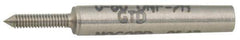 GF Gage - 3/4-20 No Go Truncated Taperlock Thread Setting Plug Gage - Class 2A, Size 3 Handle, Steel - Eagle Tool & Supply