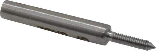 GF Gage - #0-80, Class 2B, Single End Plug Thread No Go Gage - Hardened Tool Steel, Size 000 Handle Not Included - Eagle Tool & Supply
