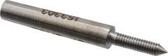 GF Gage - #1-72, Class 2B, Single End Plug Thread No Go Gage - Hardened Tool Steel, Size 000 Handle Not Included - Eagle Tool & Supply