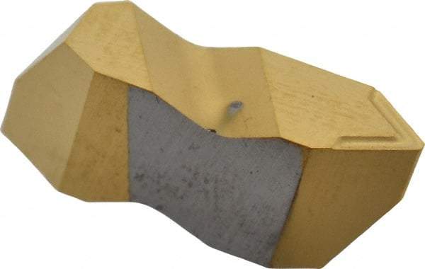Kennametal - NT3 K Grade KC730, Internal/External Partial Profile 60° Threading Insert - 2.5 to 40mm & 6 to 11 TPI Ext Pitch, 40mm & 6 TPI Int Pitch, Right Hand Insert, TiN Finish, Carbide - Eagle Tool & Supply