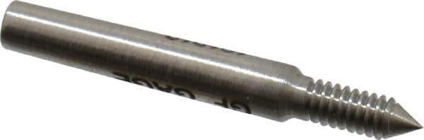 GF Gage - #3-48, Class 2B, Single End Plug Thread No Go Gage - Hardened Tool Steel, Size 000 Handle Not Included - Eagle Tool & Supply