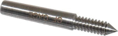 GF Gage - #6-32, Class 2B, Single End Plug Thread No Go Gage - Hardened Tool Steel, Size 00 Handle Not Included - Eagle Tool & Supply