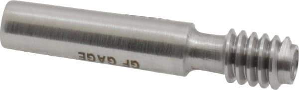 GF Gage - 1/4-20, Class 2B, Single End Plug Thread No Go Gage - Hardened Tool Steel, Size 1 Handle Not Included - Eagle Tool & Supply