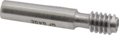 GF Gage - 1/4-20, Class 2B, Single End Plug Thread No Go Gage - Hardened Tool Steel, Size 1 Handle Not Included - Eagle Tool & Supply