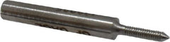 GF Gage - #0-80, Class 3B, Single End Plug Thread No Go Gage - Hardened Tool Steel, Size 000 Handle Not Included - Eagle Tool & Supply