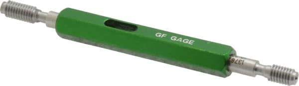 GF Gage - #10-32, Class 2B, Double End Plug Thread Go/No Go Gage - Hardened Tool Steel, Size 0 Handle Included - Eagle Tool & Supply