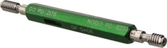 GF Gage - 1/4-20, Class 2B, Double End Plug Thread Go/No Go Gage - Hardened Tool Steel, Size 1 Handle Included - Eagle Tool & Supply