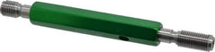 GF Gage - 3/8-24, Class 2B, Double End Plug Thread Go/No Go Gage - Hardened Tool Steel, Size 2 Handle Included - Eagle Tool & Supply