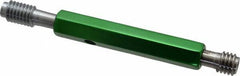 GF Gage - 7/16-14, Class 2B, Double End Plug Thread Go/No Go Gage - Hardened Tool Steel, Size 2 Handle Included - Eagle Tool & Supply