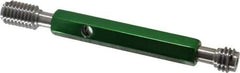 GF Gage - 1/2-13, Class 2B, Double End Plug Thread Go/No Go Gage - Hardened Tool Steel, Size 2 Handle Included - Eagle Tool & Supply
