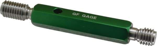 GF Gage - 9/16-12, Class 2B, Double End Plug Thread Go/No Go Gage - Hardened Tool Steel, Size 3 Handle Included - Eagle Tool & Supply