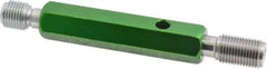 GF Gage - 9/16-18, Class 2B, Double End Plug Thread Go/No Go Gage - Hardened Tool Steel, Size 3 Handle Included - Eagle Tool & Supply