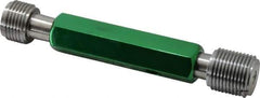 GF Gage - 1-12, Class 2B, Double End Plug Thread Go/No Go Gage - Hardened Tool Steel, Size 4 Handle Included - Eagle Tool & Supply