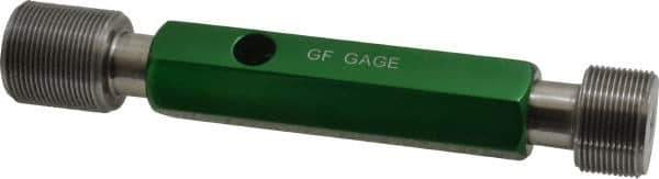 GF Gage - 1-20, Class 2B, Double End Plug Thread Go/No Go Gage - Hardened Tool Steel, Size 4 Handle Included - Eagle Tool & Supply