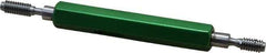 GF Gage - #8-32, Class 3B, Double End Plug Thread Go/No Go Gage - Hardened Tool Steel, Size 0 Handle Included - Eagle Tool & Supply