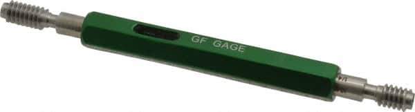 GF Gage - 1/4-20, Class 3B, Double End Plug Thread Go/No Go Gage - Hardened Tool Steel, Size 1 Handle Included - Eagle Tool & Supply