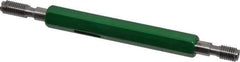 GF Gage - 1/4-28, Class 3B, Double End Plug Thread Go/No Go Gage - Hardened Tool Steel, Size 1 Handle Included - Eagle Tool & Supply