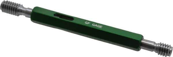 GF Gage - 5/16-18, Class 3B, Double End Plug Thread Go/No Go Gage - Hardened Tool Steel, Size 1 Handle Included - Eagle Tool & Supply