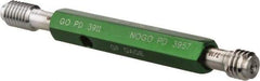 GF Gage - 7/16-14, Class 3B, Double End Plug Thread Go/No Go Gage - Hardened Tool Steel, Size 2 Handle Included - Eagle Tool & Supply