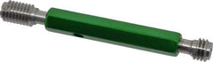 GF Gage - 1/2-13, Class 3B, Double End Plug Thread Go/No Go Gage - Hardened Tool Steel, Size 2 Handle Included - Eagle Tool & Supply