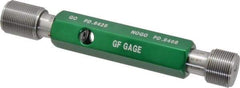 GF Gage - 7/8-20, Class 3B, Double End Plug Thread Go/No Go Gage - Hardened Tool Steel, Size 4 Handle Included - Eagle Tool & Supply