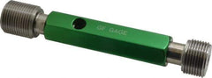 GF Gage - 1-14, Class 3B, Double End Plug Thread Go/No Go Gage - Hardened Tool Steel, Size 4 Handle Included - Eagle Tool & Supply