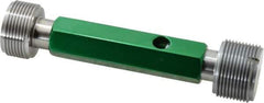 GF Gage - 1-1/2 - 12, Class 3B, Double End Plug Thread Go/No Go Gage - Hardened Tool Steel, Size 5 Handle Included - Eagle Tool & Supply
