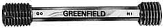 GF Gage - 7/8-9, Class 2B, Double End Plug Thread Go/No Go Gage - Size 2-1/2 Handle Included - Eagle Tool & Supply
