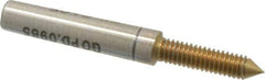 GF Gage - #4-48, Class 2B, 3B, Single End Plug Thread Go Gage - High Speed Steel, Size 00 Handle Not Included - Eagle Tool & Supply