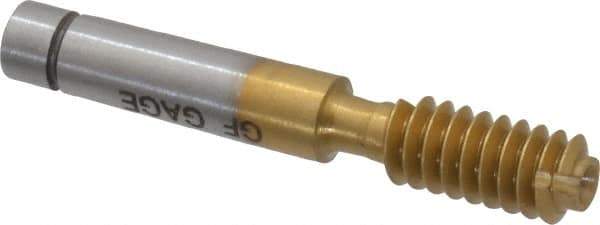 GF Gage - #10-24, Class 2B, 3B, Single End Plug Thread Go Gage - High Speed Steel, Size 0 Handle Not Included - Eagle Tool & Supply