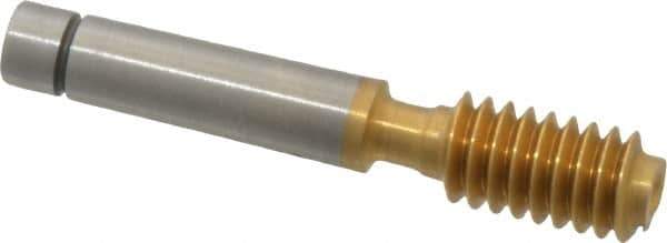 GF Gage - #12-24, Class 2B, 3B, Single End Plug Thread Go Gage - High Speed Steel, Size 0 Handle Not Included - Eagle Tool & Supply