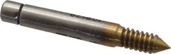 GF Gage - #6-32, Class 2B, Single End Plug Thread No Go Gage - High Speed Steel, Size 00 Handle Not Included - Eagle Tool & Supply