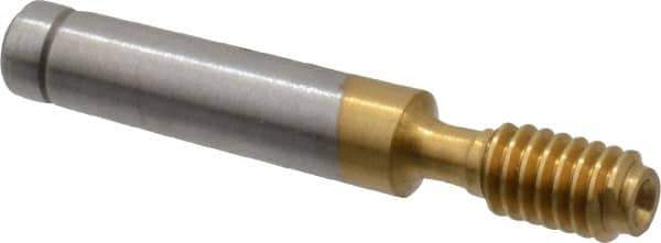 GF Gage - #8-32, Class 2B, Single End Plug Thread No Go Gage - High Speed Steel, Size 0 Handle Not Included - Eagle Tool & Supply