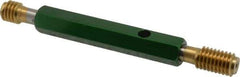 GF Gage - 7/16-14, Class 2B, Double End Plug Thread Go/No Go Gage - High Speed Steel, Size 2 Handle Included - Eagle Tool & Supply