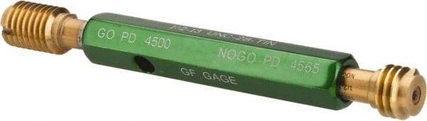 GF Gage - 1/2-13, Class 2B, Double End Plug Thread Go/No Go Gage - High Speed Steel, Size 2 Handle Included - Eagle Tool & Supply