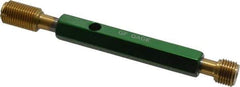 GF Gage - 1/2-20, Class 2B, Double End Plug Thread Go/No Go Gage - High Speed Steel, Size 2 Handle Included - Eagle Tool & Supply