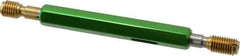 GF Gage - 5/16-24, Class 3B, Double End Plug Thread Go/No Go Gage - High Speed Steel, Size 1 Handle Included - Eagle Tool & Supply